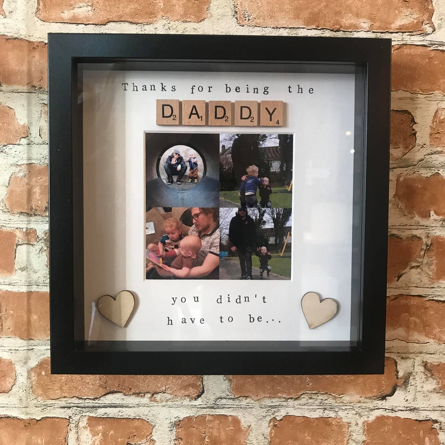 Thanks for being the Dad you didn't have to be - Step Dad Photo Frame from The Wrong End of Town