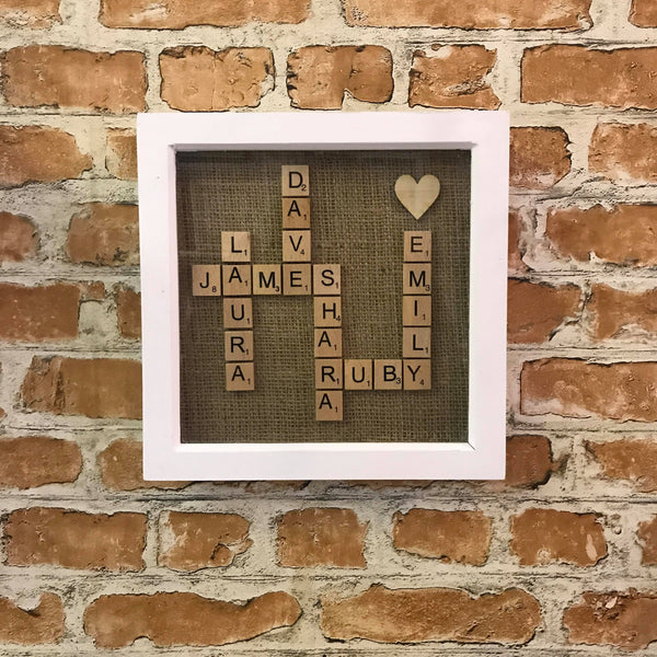 Scrabble Family Frame