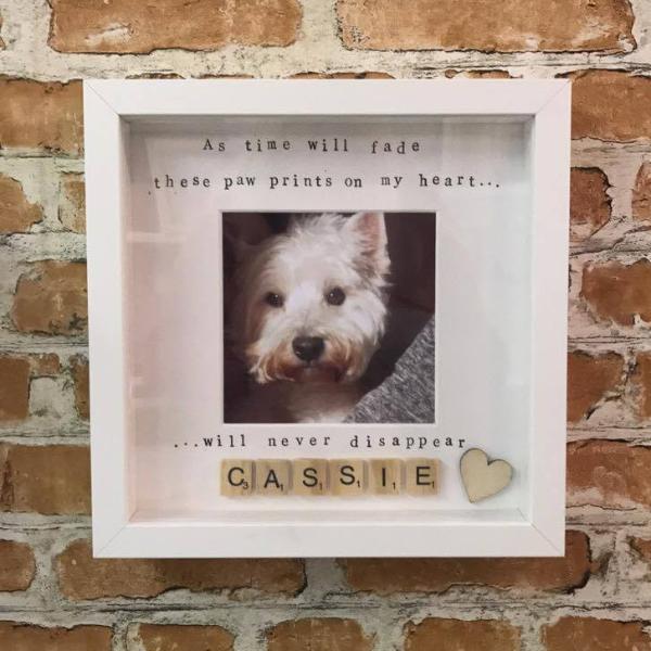 Dog Pet Memory Photo Frame from The Wrong End of Town