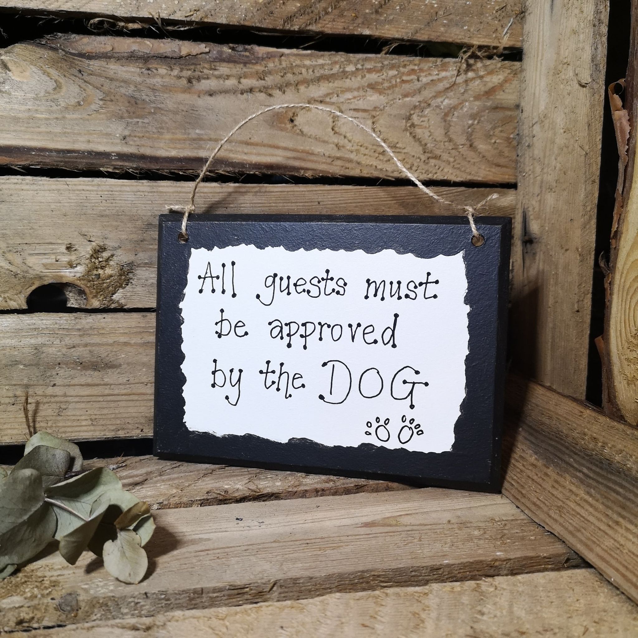 dog lover wooden plaque