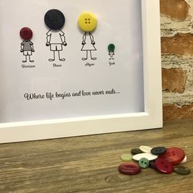 Family Gift with buttons