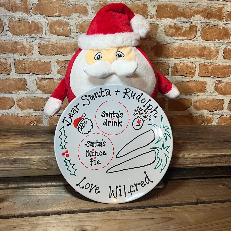 Personalised Christmas Eve Plate from The Wrong End of Town