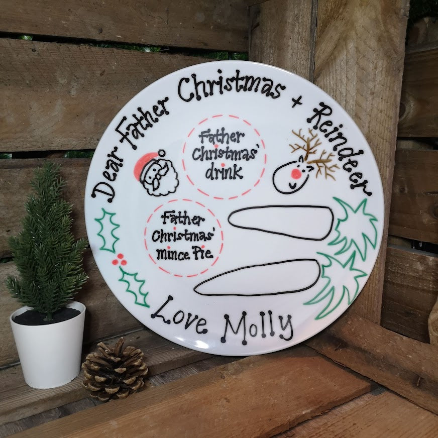 Personalised Christmas Eve Plate from The Wrong End of Town