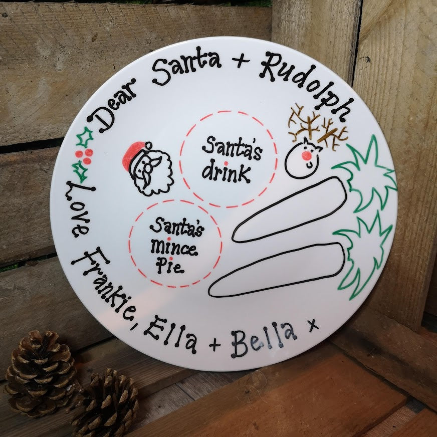 Personalised Christmas Eve Plate from The Wrong End of Town