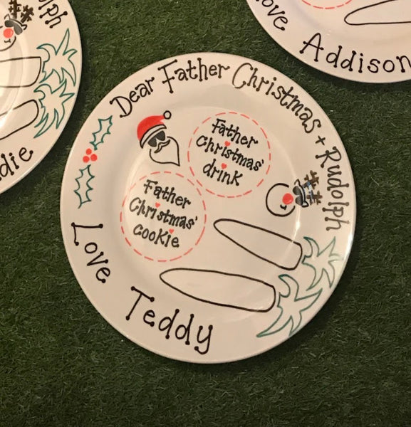 Christmas Eve Plate with personalisation