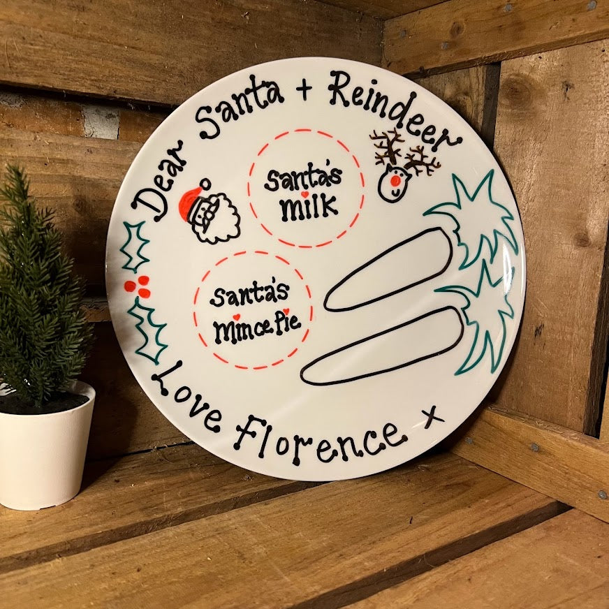 Personalised Christmas Eve Plate from The Wrong End of Town