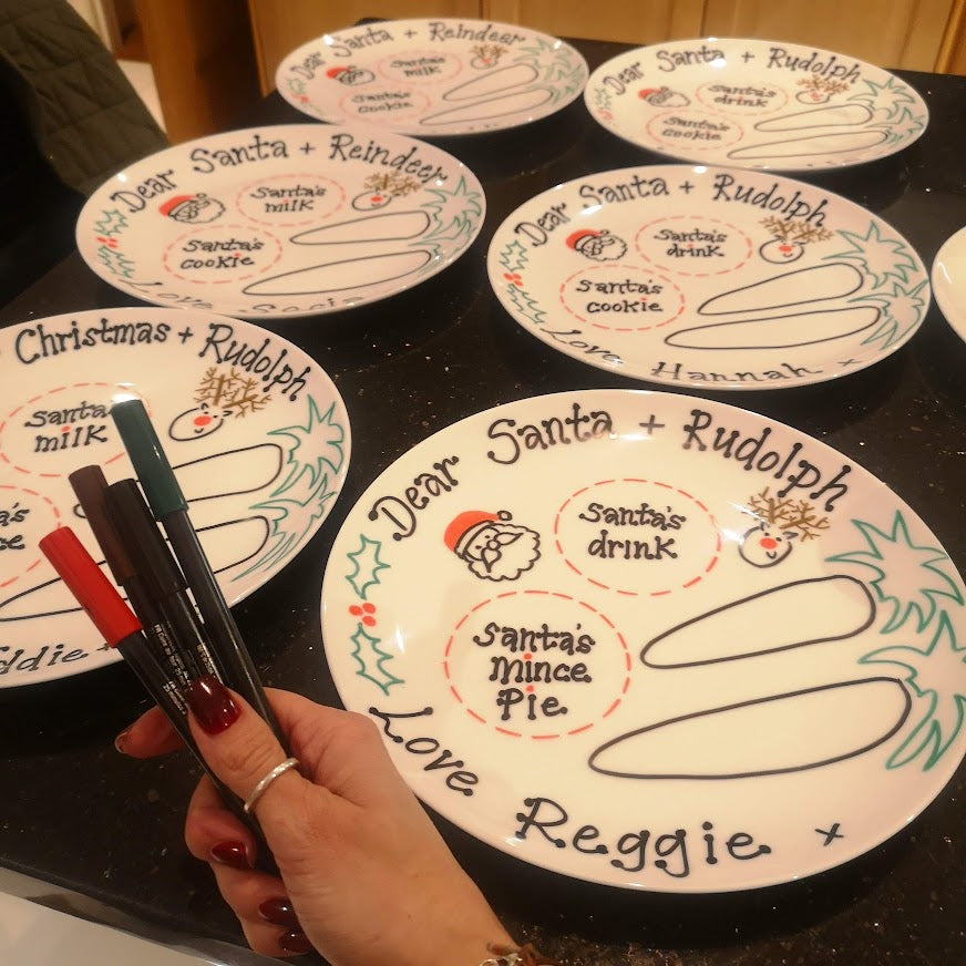 Personalised Christmas Eve Plate from The Wrong End of Town