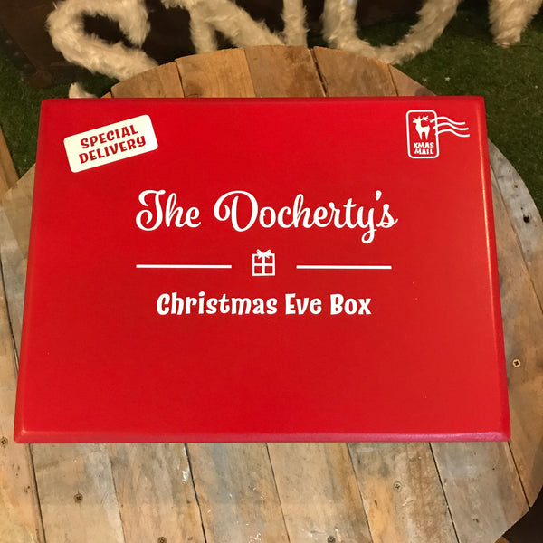 Personalised Wooden Christmas Eve Box