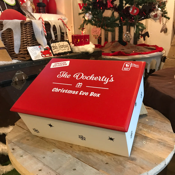 Personalised Wooden Christmas Eve Box