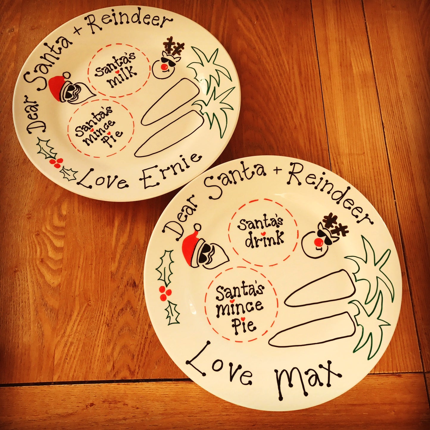 Personalised Christmas Eve Plate from The Wrong End of Town