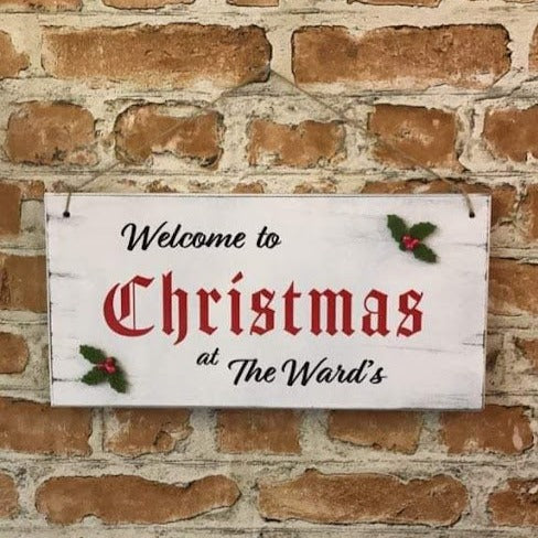 Christmas Family Sign