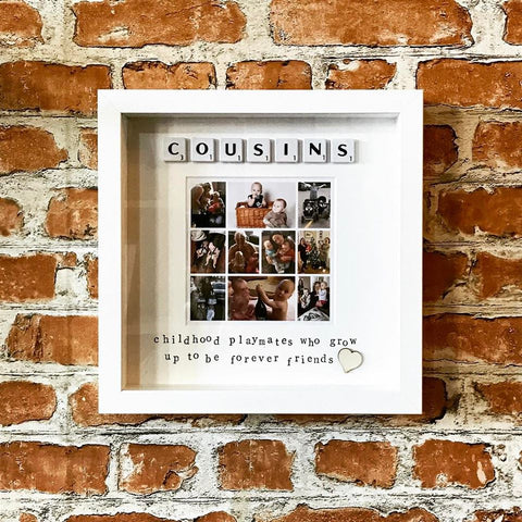 Cousins Scrabble Photo Frame
