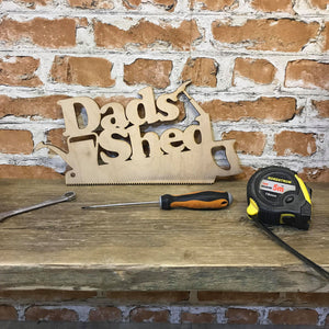 Dads Shed Plaque - Wooden Sign