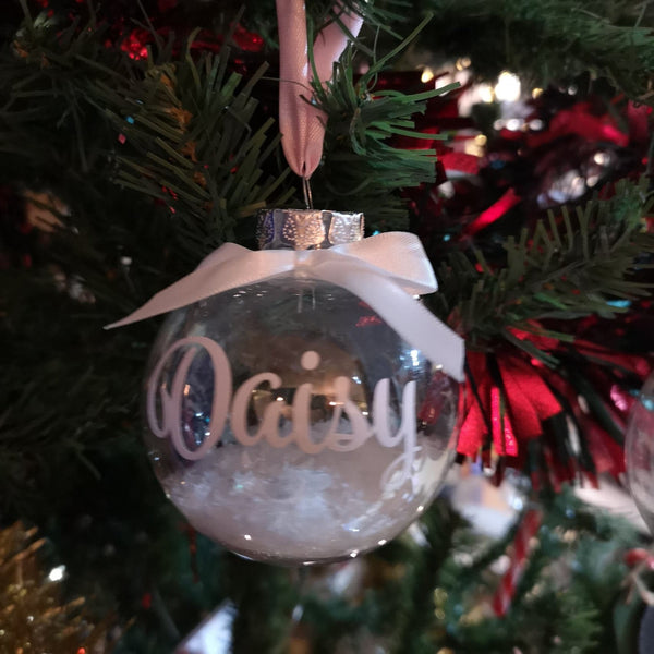 Personalised name bauble