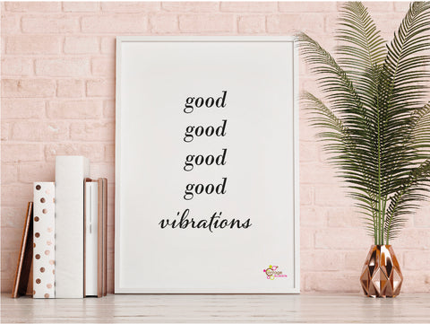 Beach Boys song lyric print