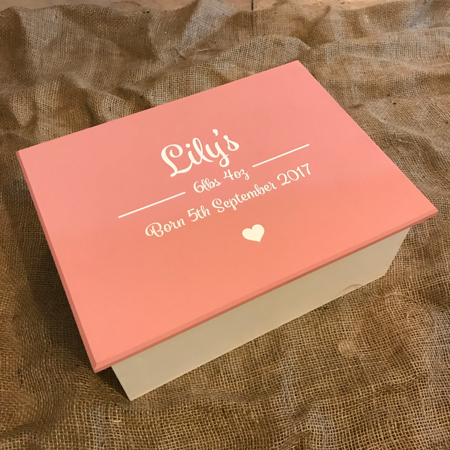 Personalised Memory Keepsake Boxes from The Wrong End of Town