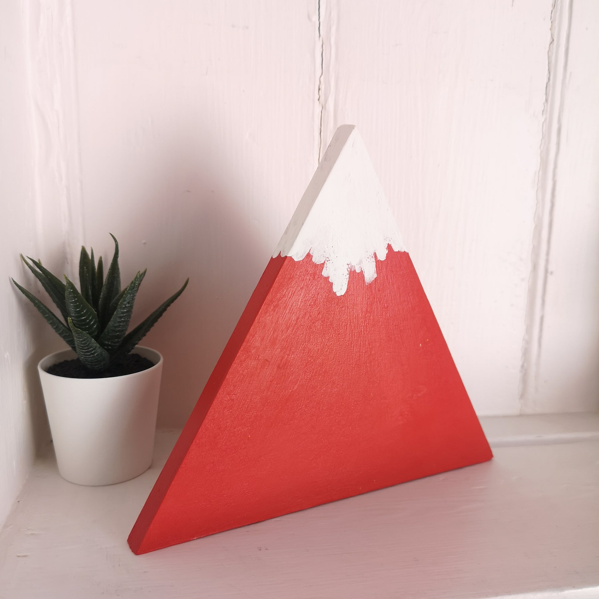 Little Man Cave wooden freestanding mountain from The Wrong End of Town