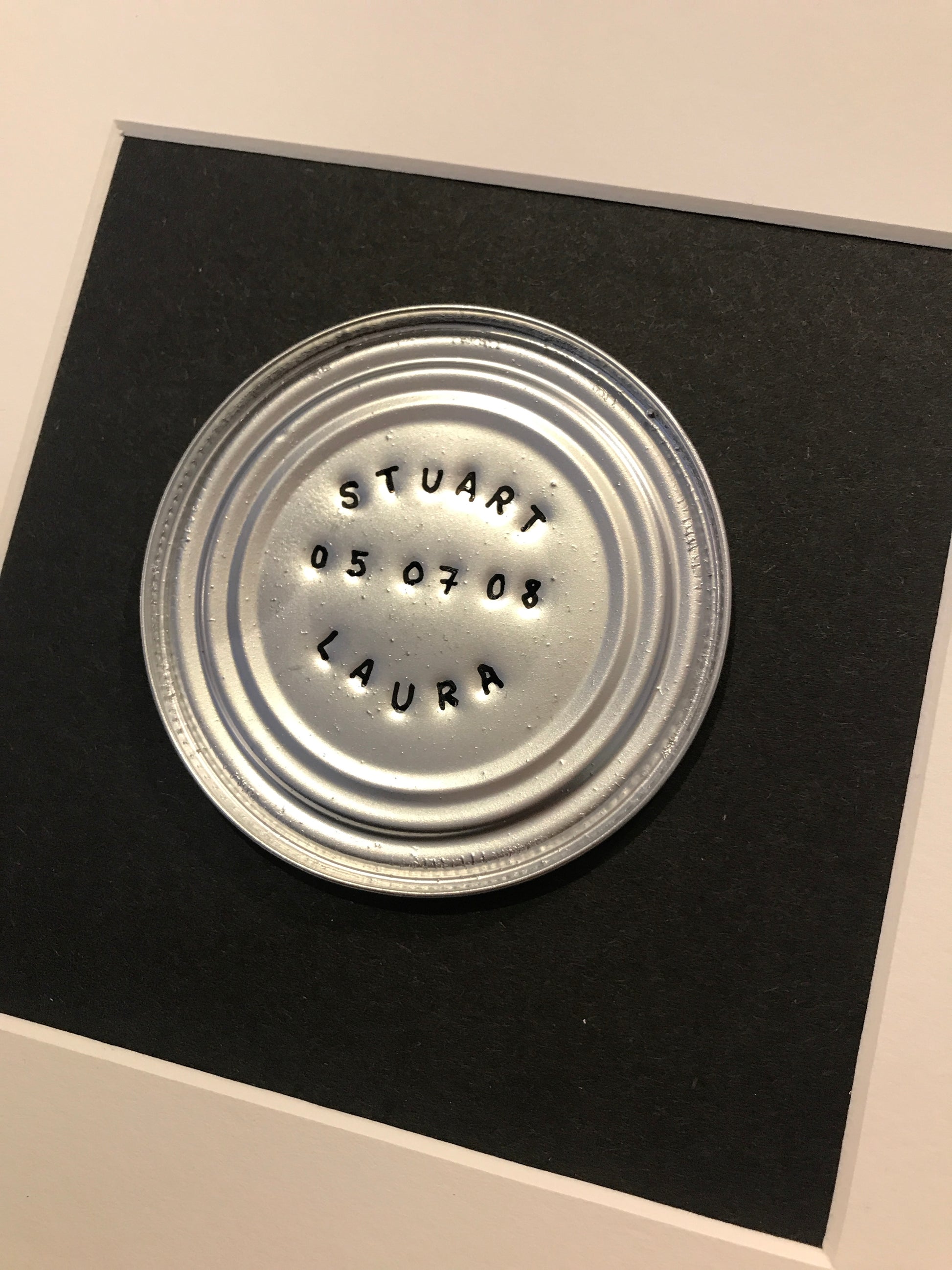 Tin 10 Year Anniversary Gift from The Wrong End of Town