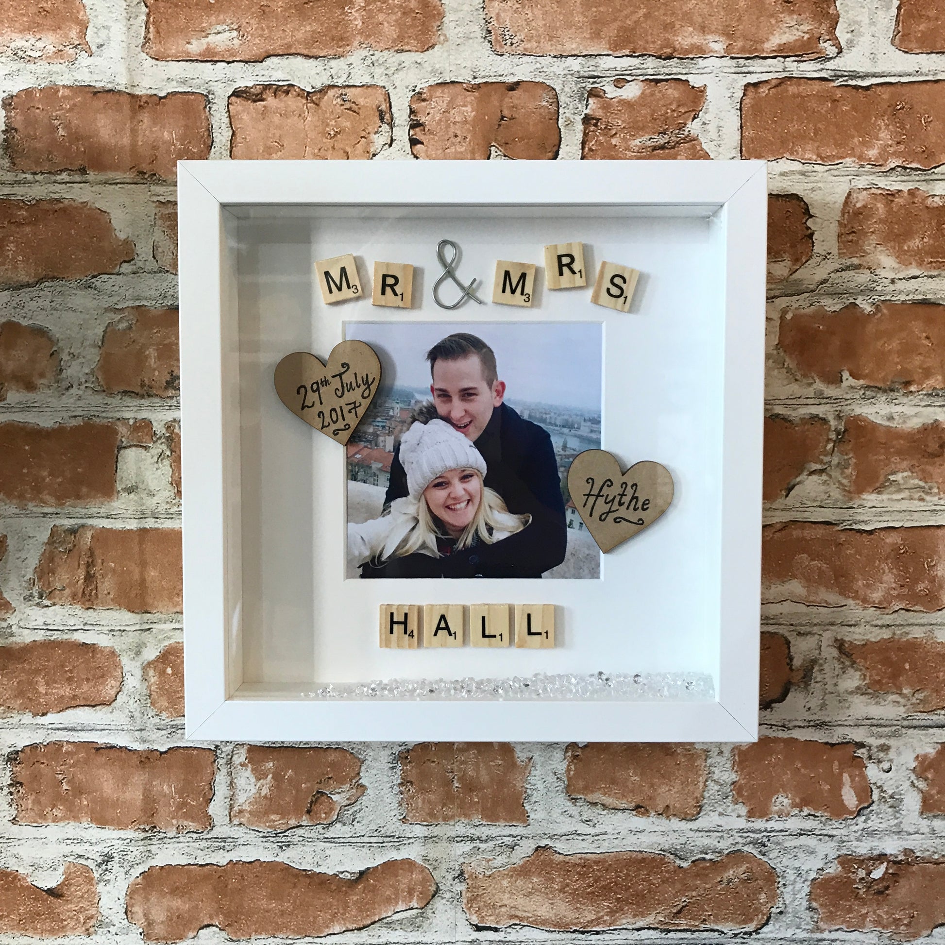 Mr & Mrs Personalised Photo Frame from The Wrong End of Town