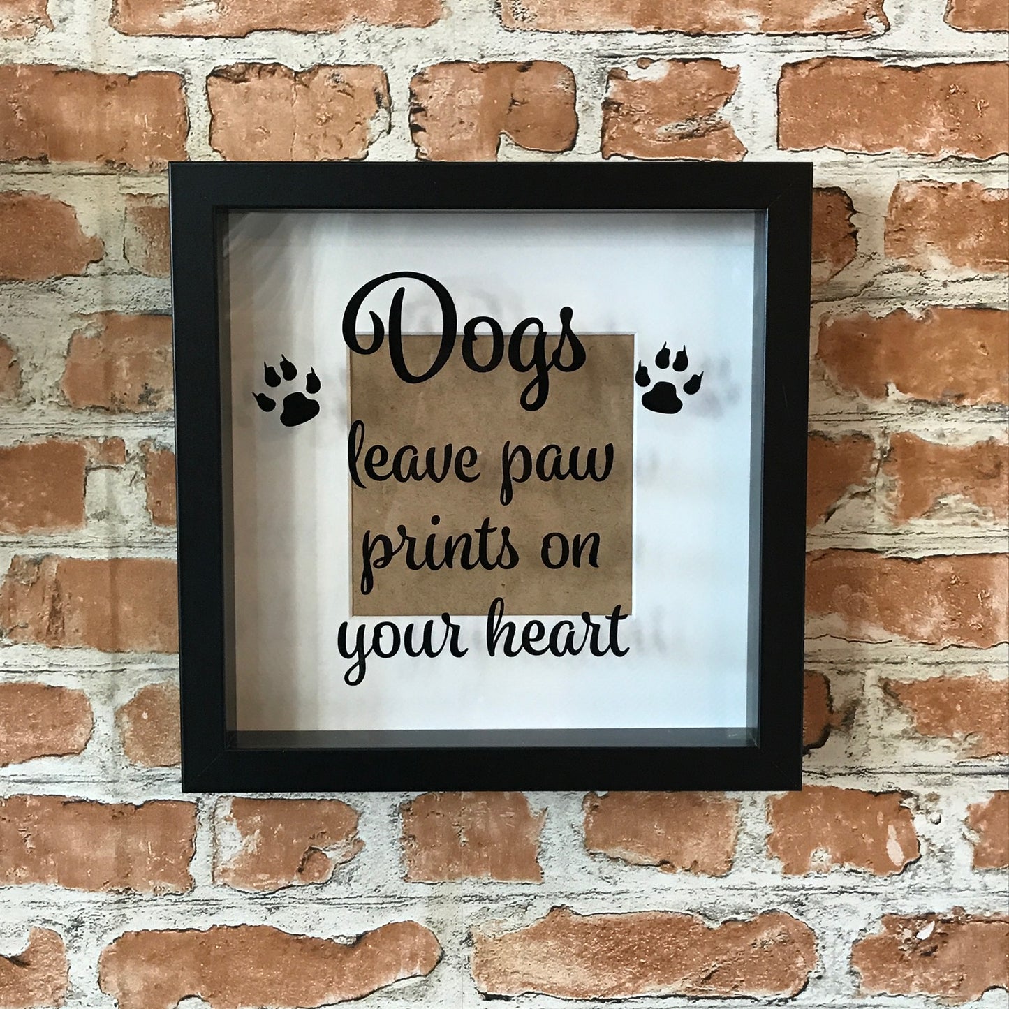 Dogs Leave Paw Prints on Your Heart Photo Frame from The Wrong End of Town
