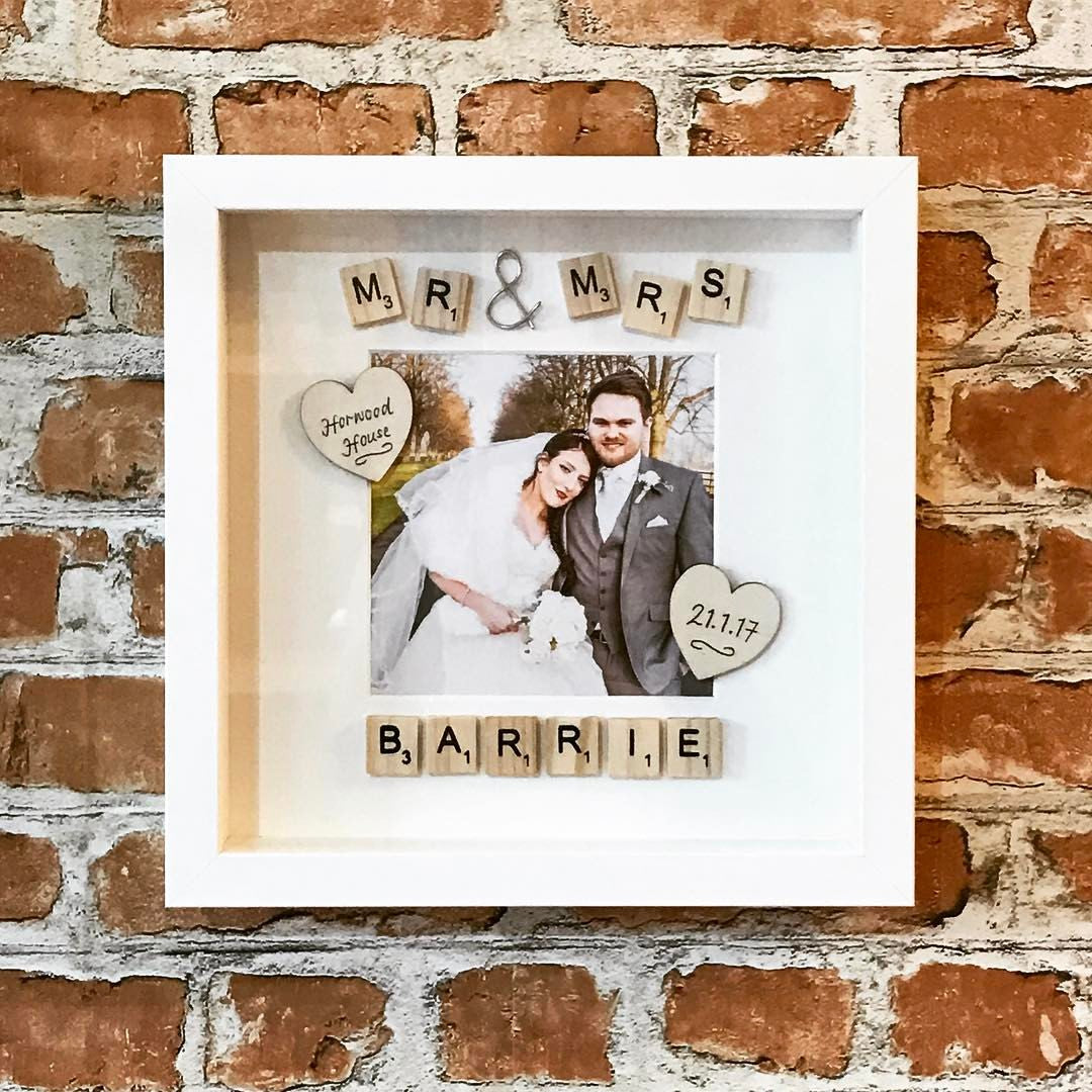 Mr & Mrs Personalised Photo Frame