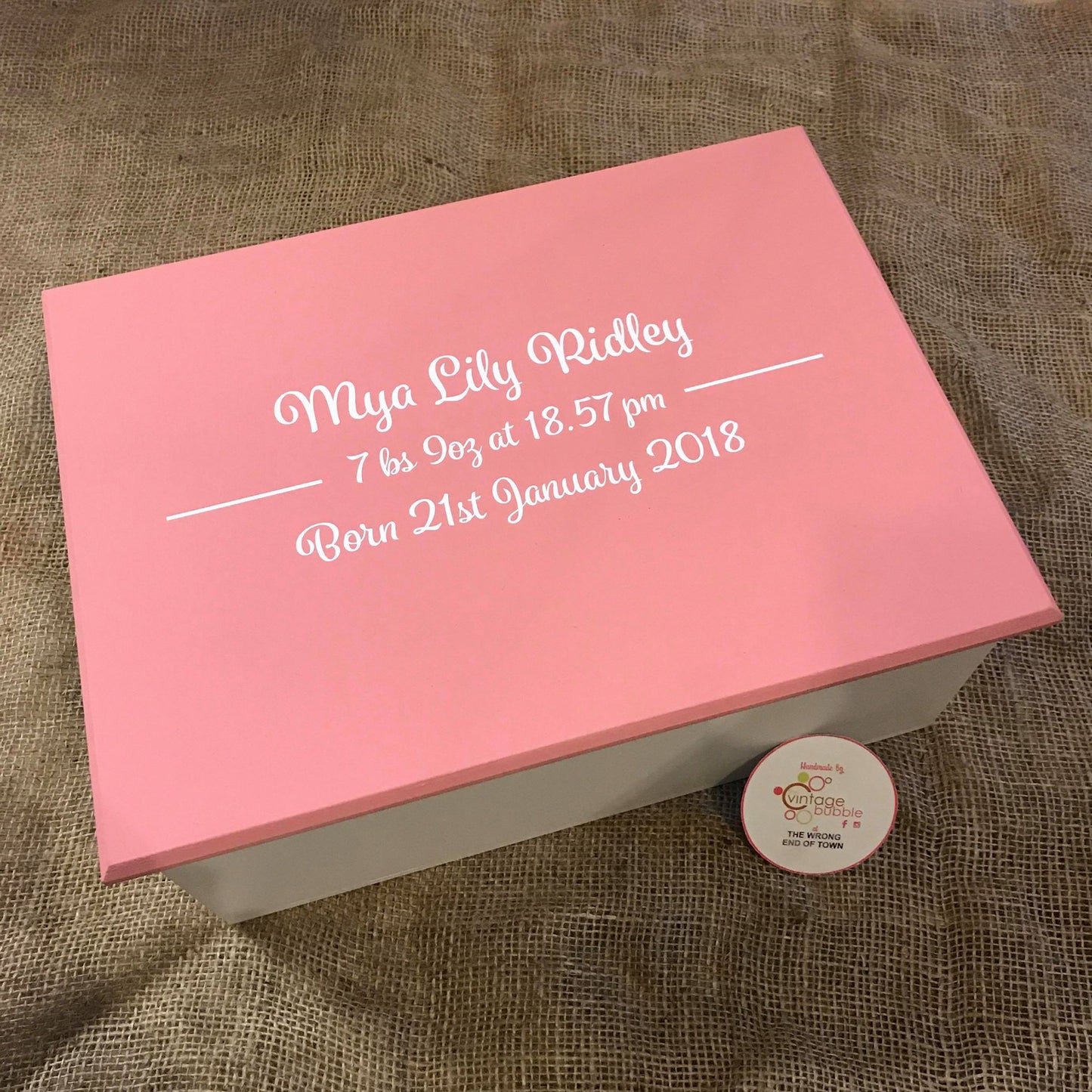 Personalised Memory Keepsake Boxes from The Wrong End of Town