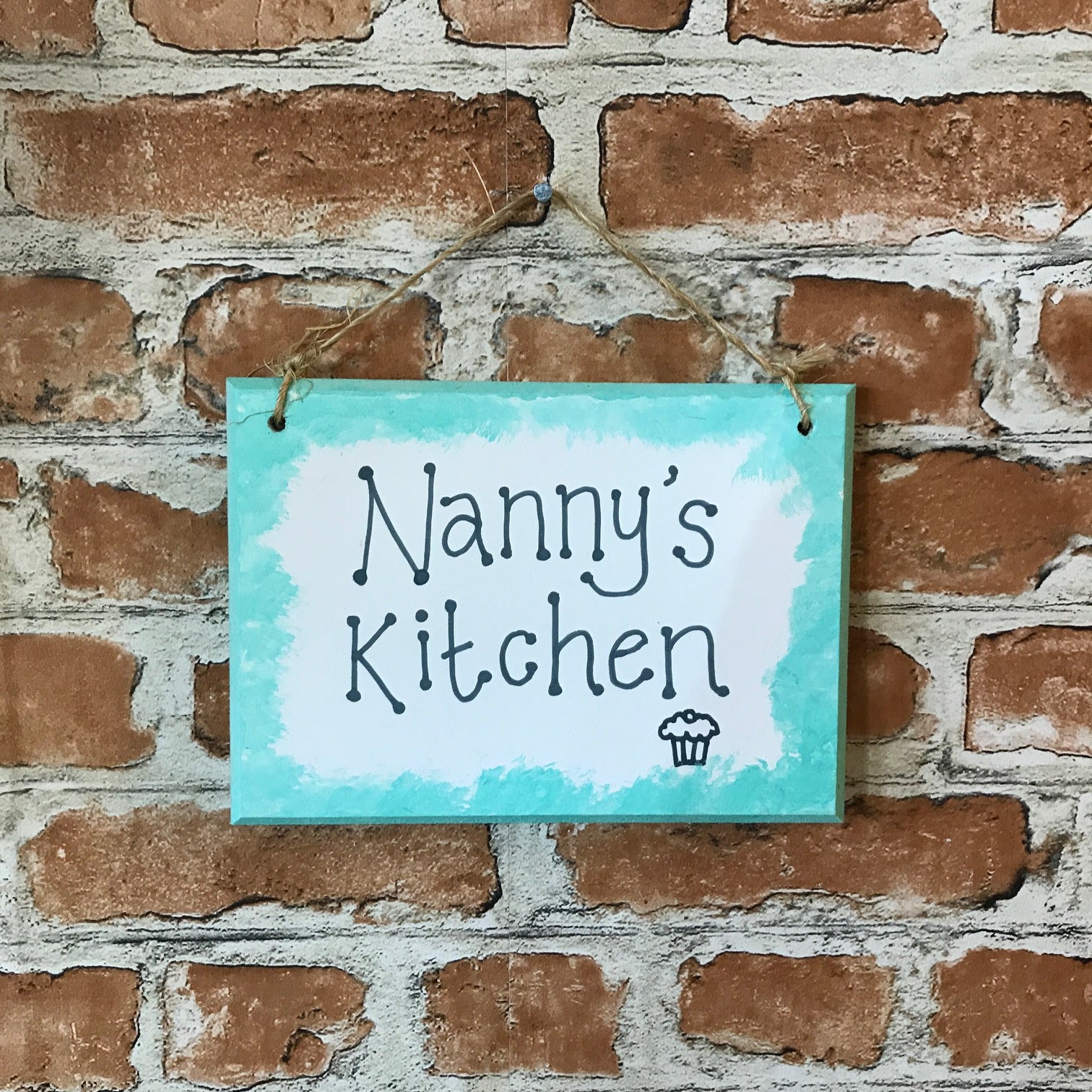Nanny's Kitchen - Handmade Wooden Plaque