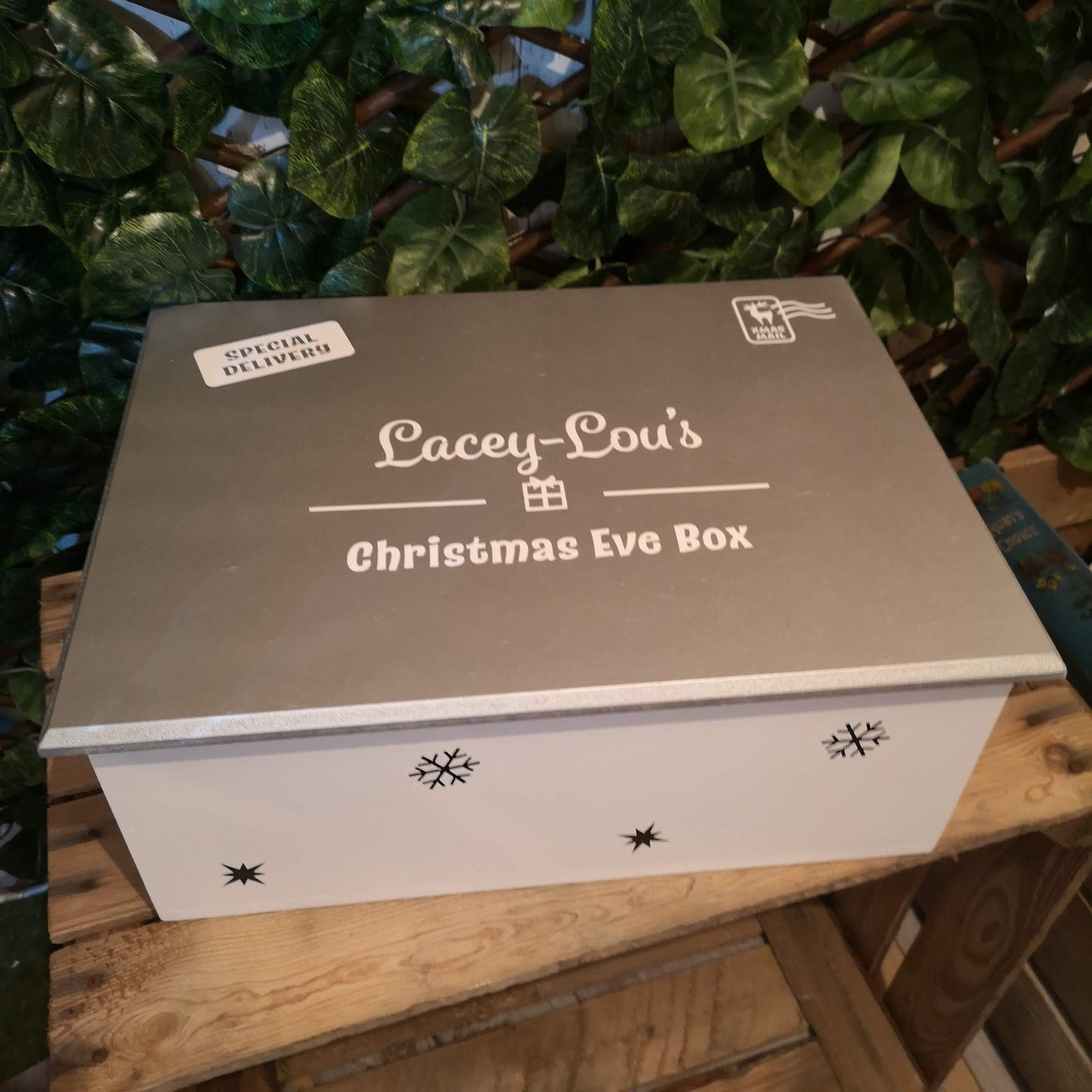 Personalised Wooden Christmas Eve Box from The Wrong End of Town