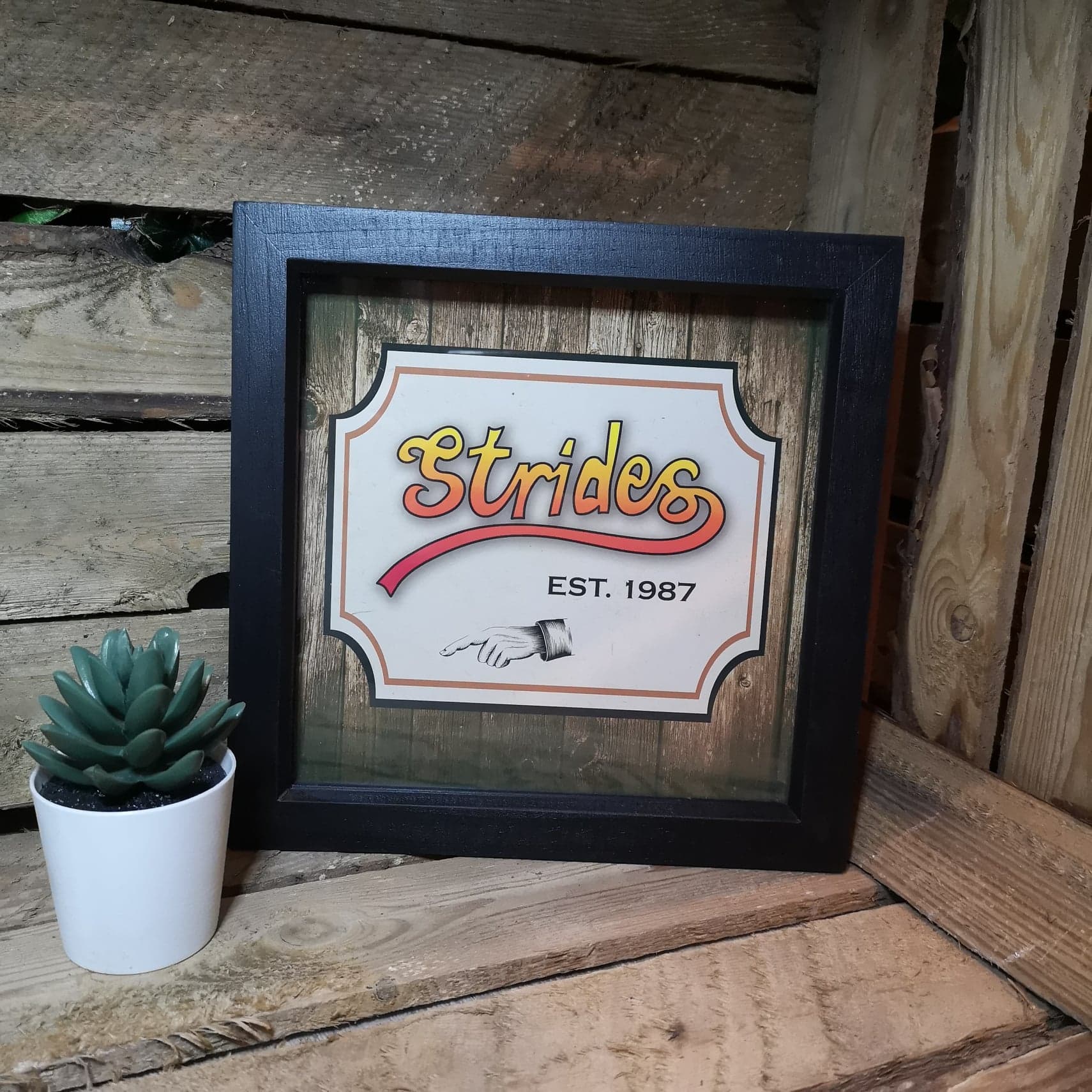 Cheers Style Man Cave Frame from The Wrong End of Town
